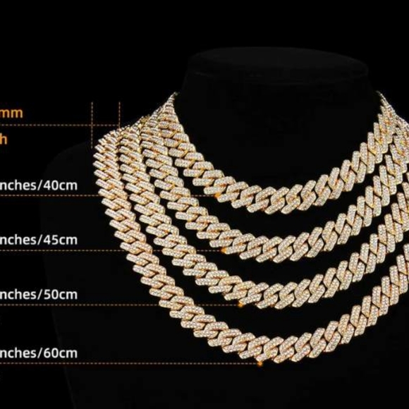 GREAT DEAL!!! 18K WhiteGold Cuban Link Chain - Picture 7 of 8